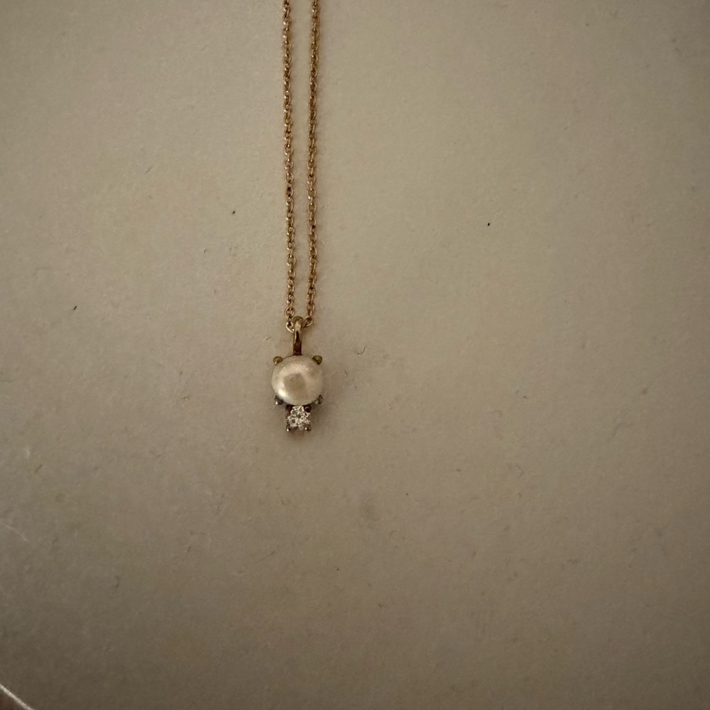 Leah Alexandra Floatesse Necklace Pearl